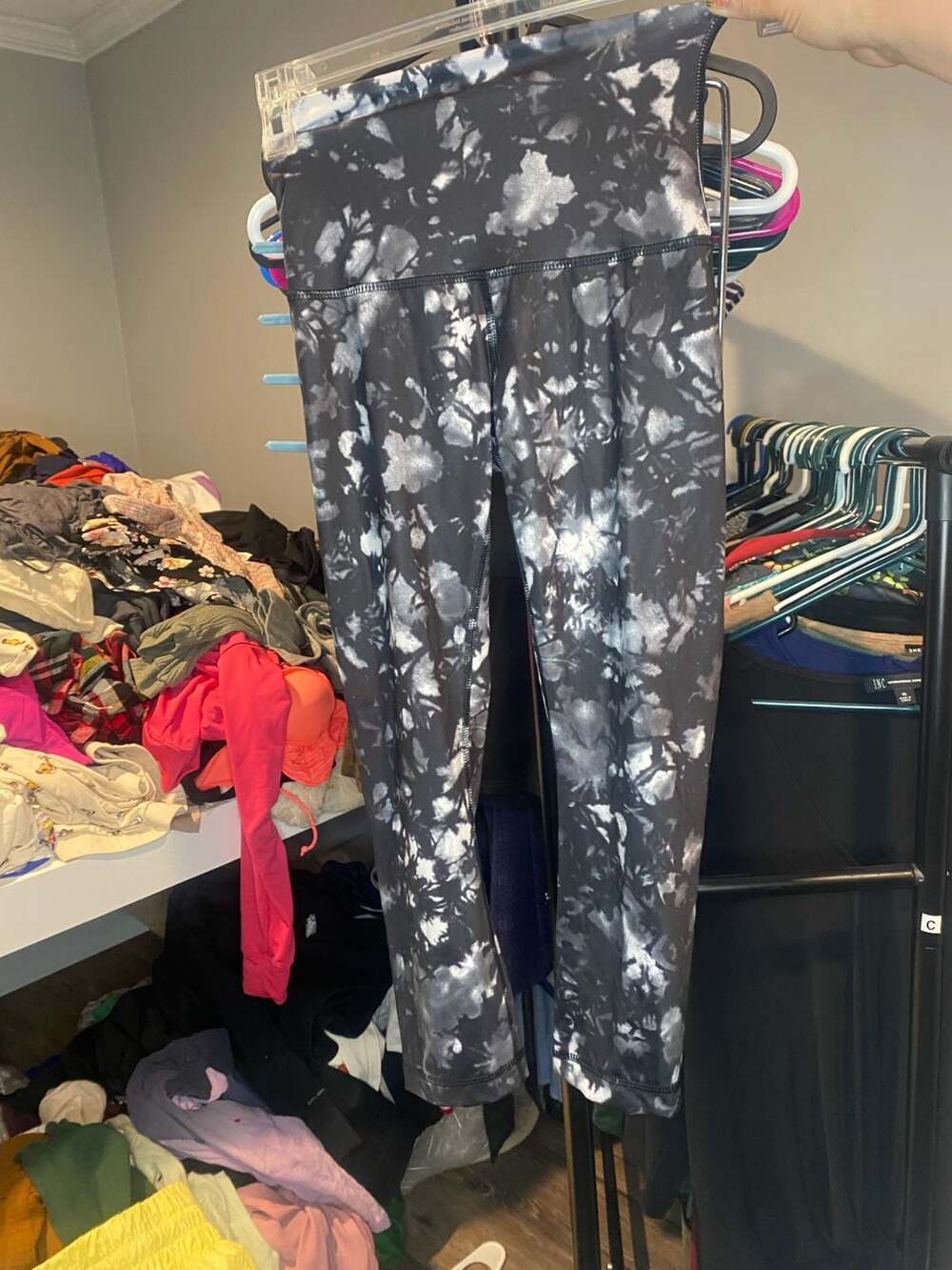 Lululemon Wunder Under High-Rise Tight Shibori White Black Size 4